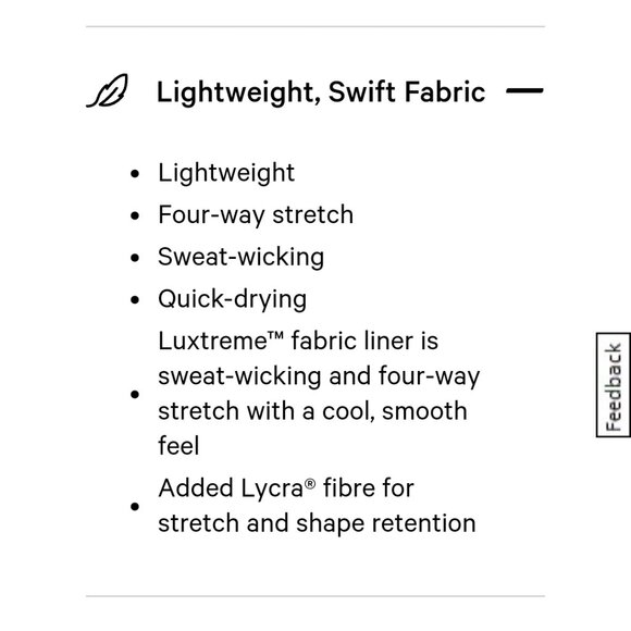 Lululemon pace black skort, size 8, tall - Picture 2 of 7